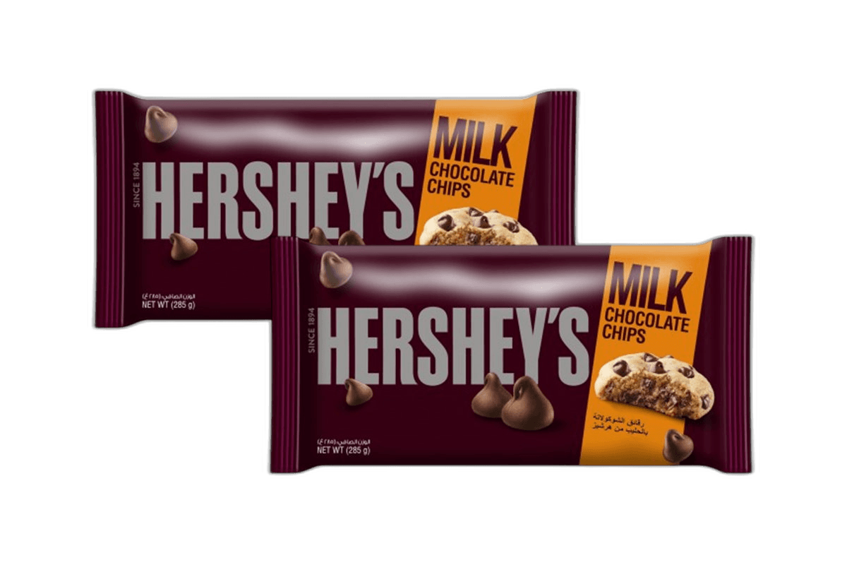 Hershey Milk Chocolate Chips 2 x 285 g