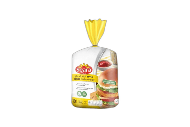 Seara Un-Breaded Chicken Burger Jumbo, 1000g