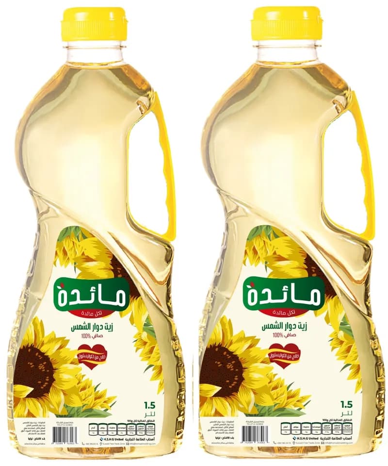 Maeda Sunflower Oil 2 x 1.5 L