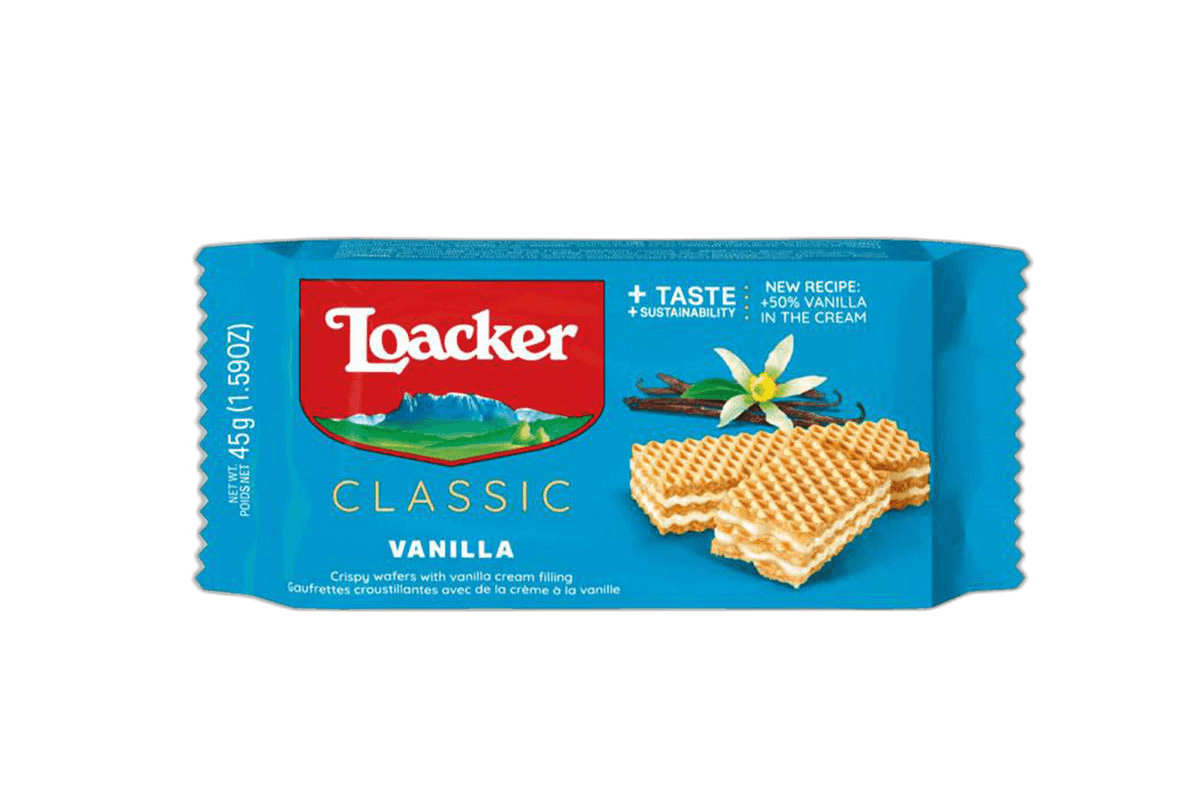 Loacker Vanilla Wafer 45 g