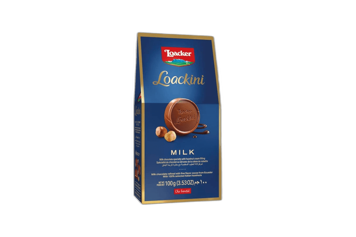 Loacker Loackini Fine Milk Chocolate Box 100 g