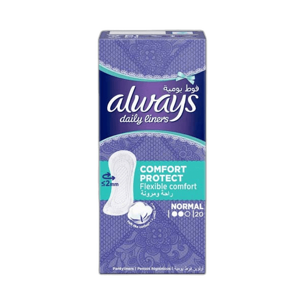Always Liners Pamela Comfort Protect-20s