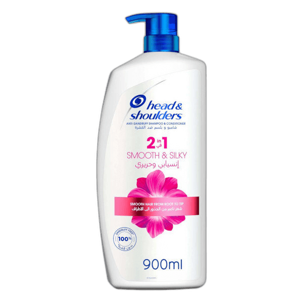 Head and Shoulder S/Silky Shampo/Conditioner 900 ml