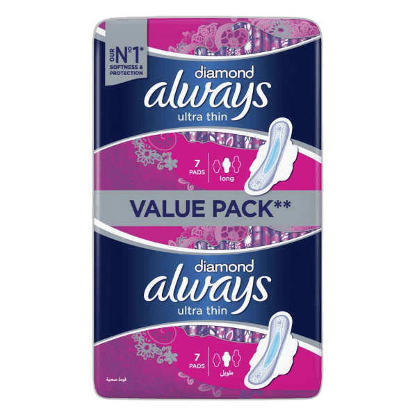Always Diamond Ultra Thin Long Pads VP 14s