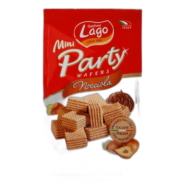 Lago Hazelnut Party Wafers 125 g
