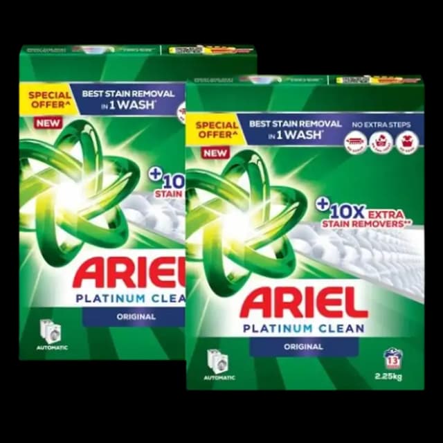 Ariel Low Suds Original 2.25 kg x 2