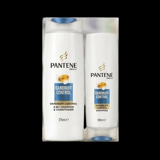 Pantene Dandruff Control Shampoo 375 ml + 190 ml