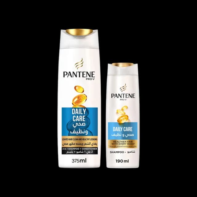 Pantene Daily Care Shampoo 375 ml + 190 ml
