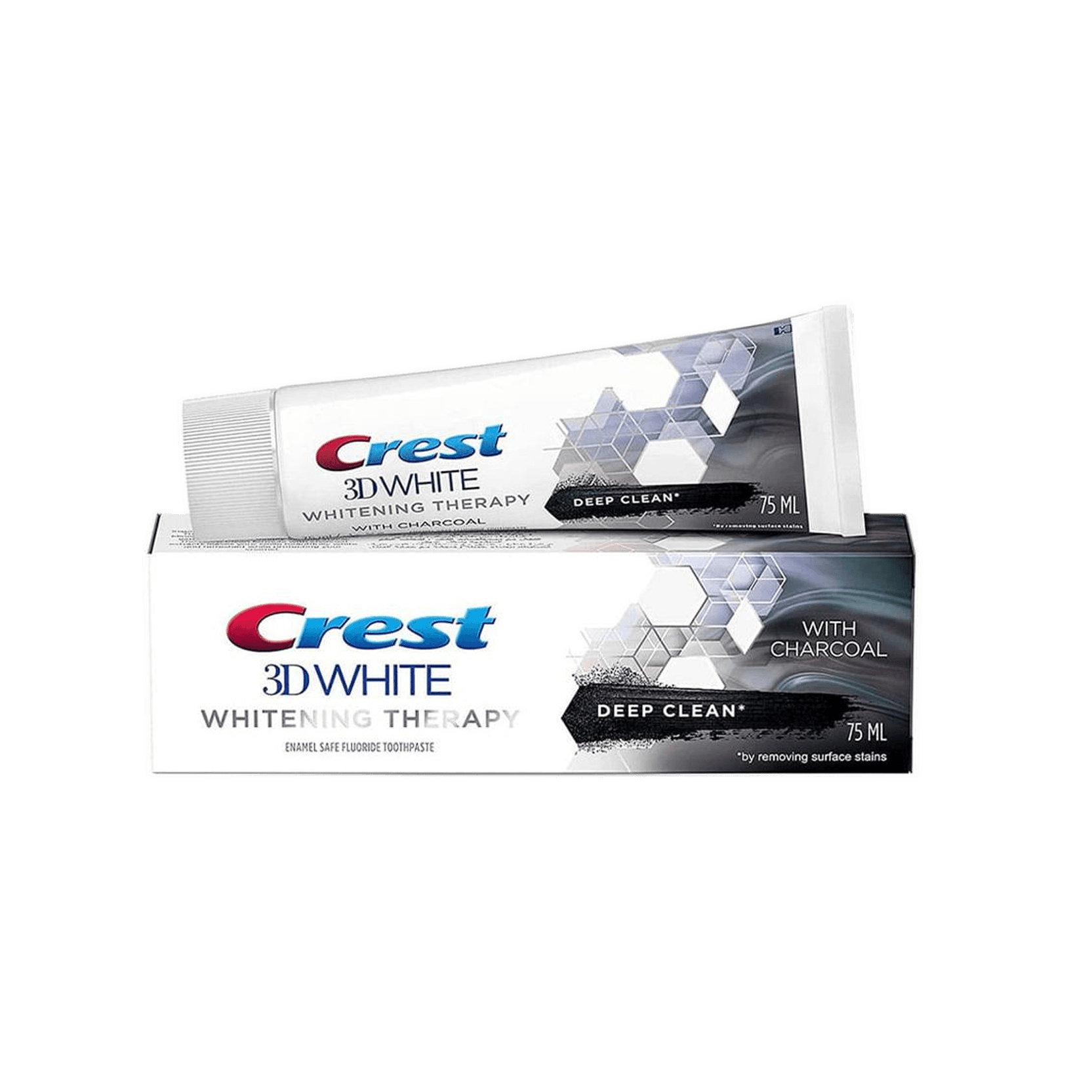Crest 3D White Lock Charcoal TP 75 ml