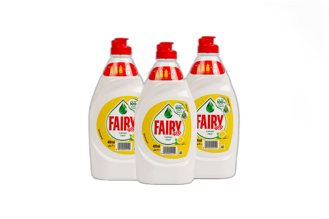 Fairy Lemon Dishwashing Liquid 3 x, 400ml