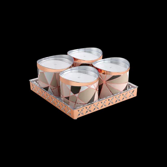 Rishab Plastic Food Container Set 5 Pcs
