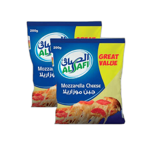 Al-Safi Mozzarella Cheese 2 x, 200g