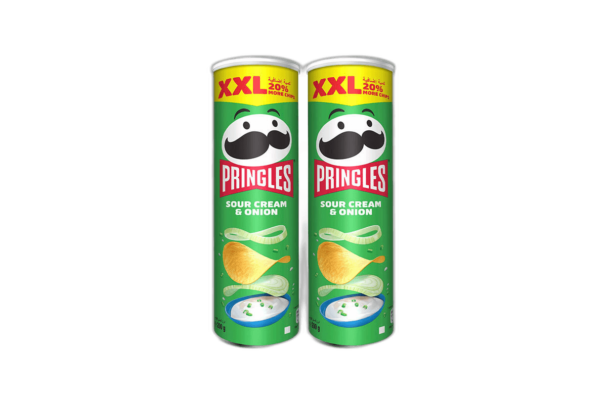 Pringles Sour Cream & Onions 2 x 200 g