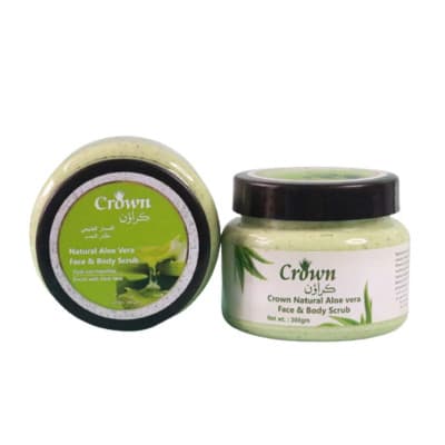 Crown Natural Aloevera Body Scrub, 300g