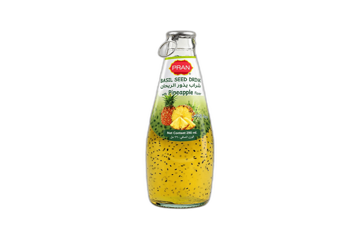 Pran Pineapple Basil Seed Drink 290 ml