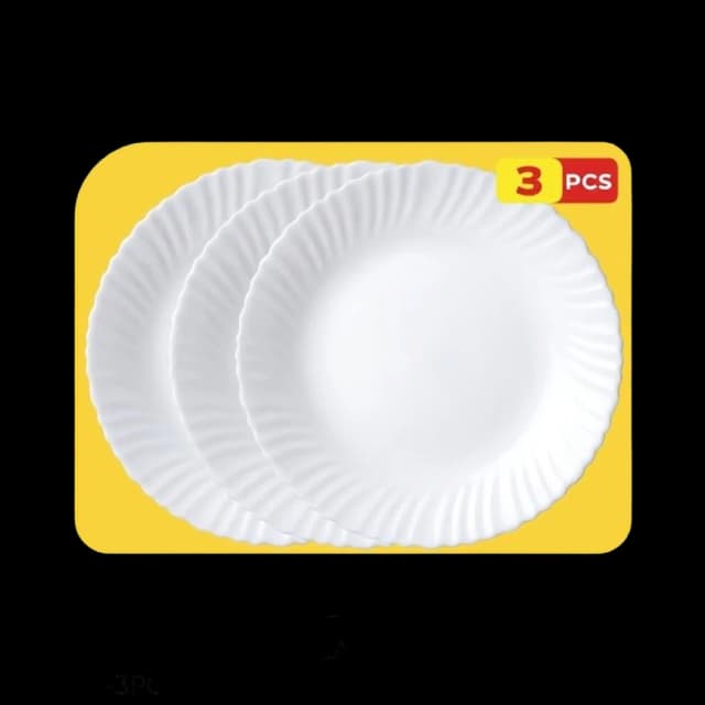 Italiano Opal Plate 10.5 in 3 pcs BNG-5090