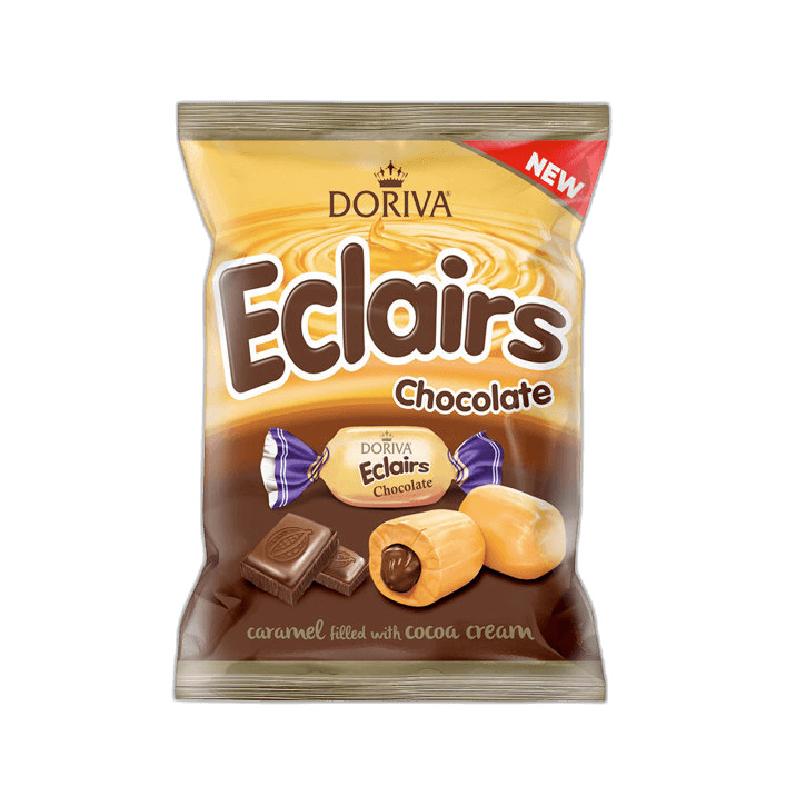 Doriva Eclair Stndng Bag Tofe Flavored Chocolate Cream, 700g