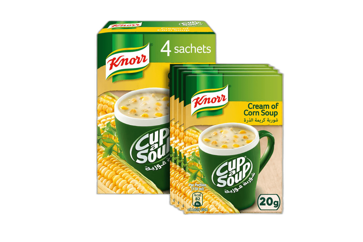 Knorr Cup a Soup Cream of Corn 4 x, 20g