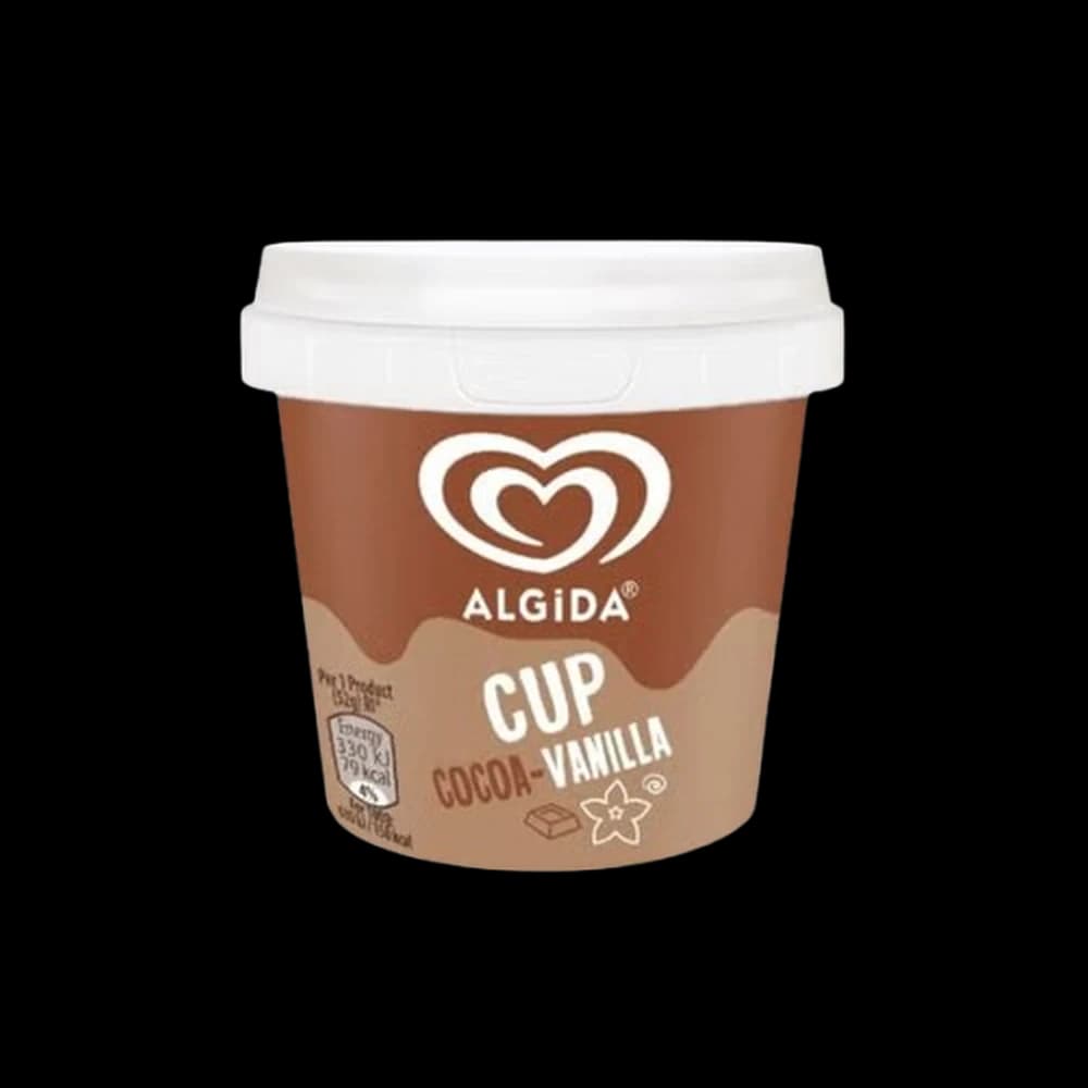 Algida Cacao Vanilla Cup Ice Cream, 100ml