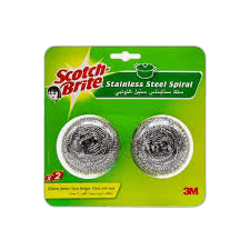 Scothbrite 3M Steel Spirals 2 Pack