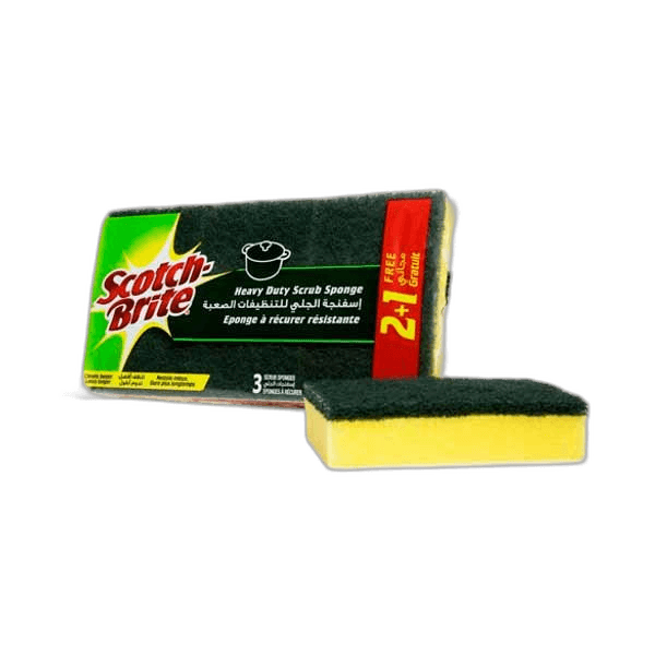 Scotch Brite Scrub Sponges Laminate 3 Pack