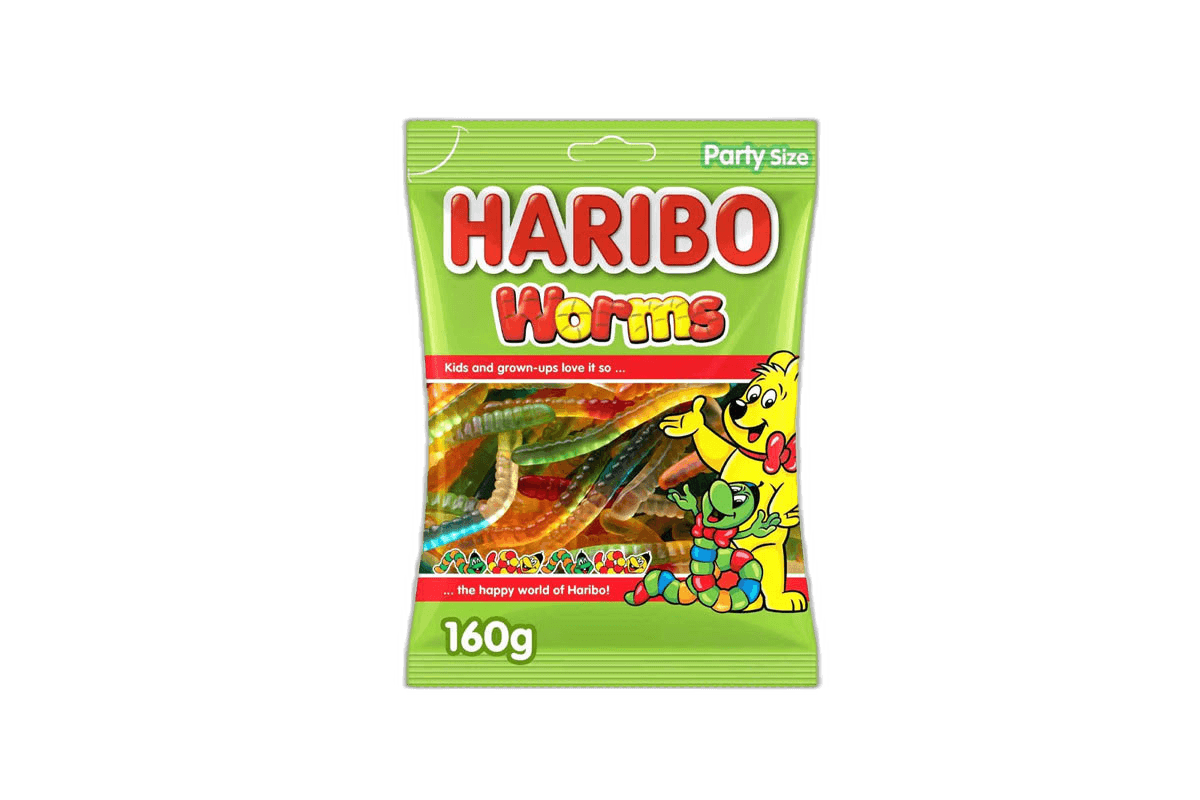 Haribo Worms Cola 160 g