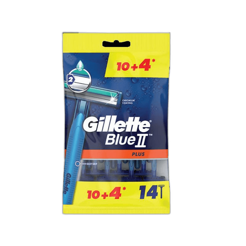 Gillette 10 Blue2 Plus + 4 Blue3 Blade