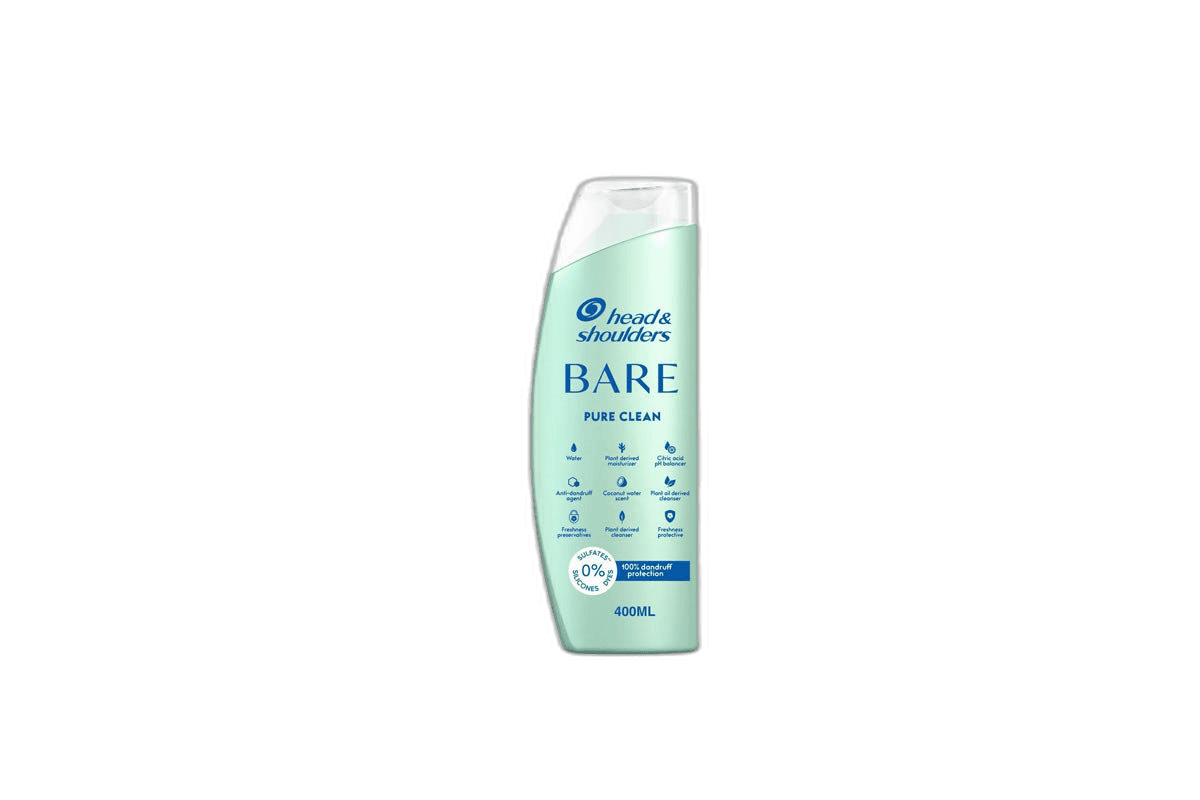 Head & Shoulders Bare Pure Clean, 400ml
