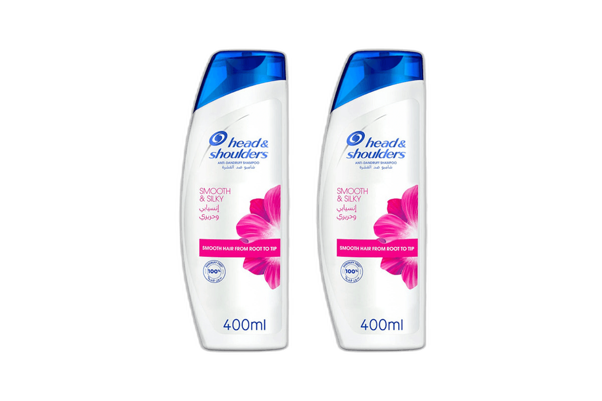 H & S Shampoo Smooth and Silky 2 x 400 ml