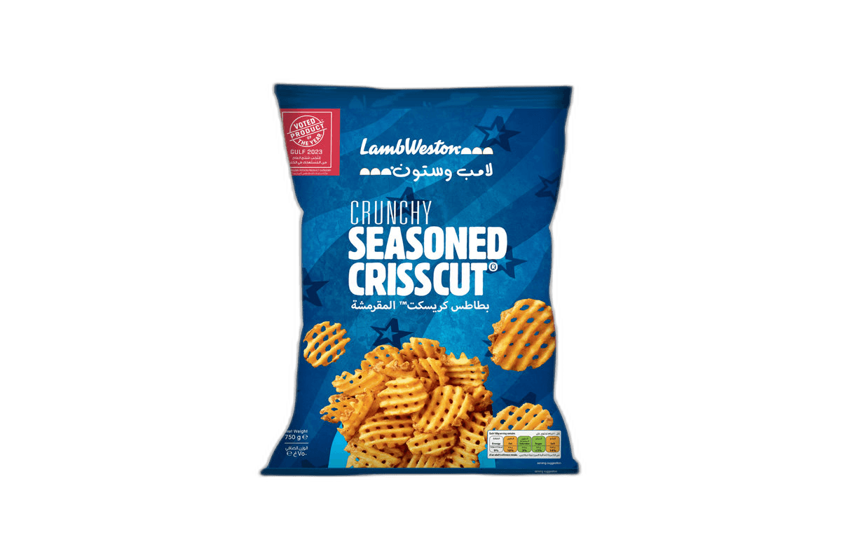 L/W Crisscuts Seasoned Savoury, 750g