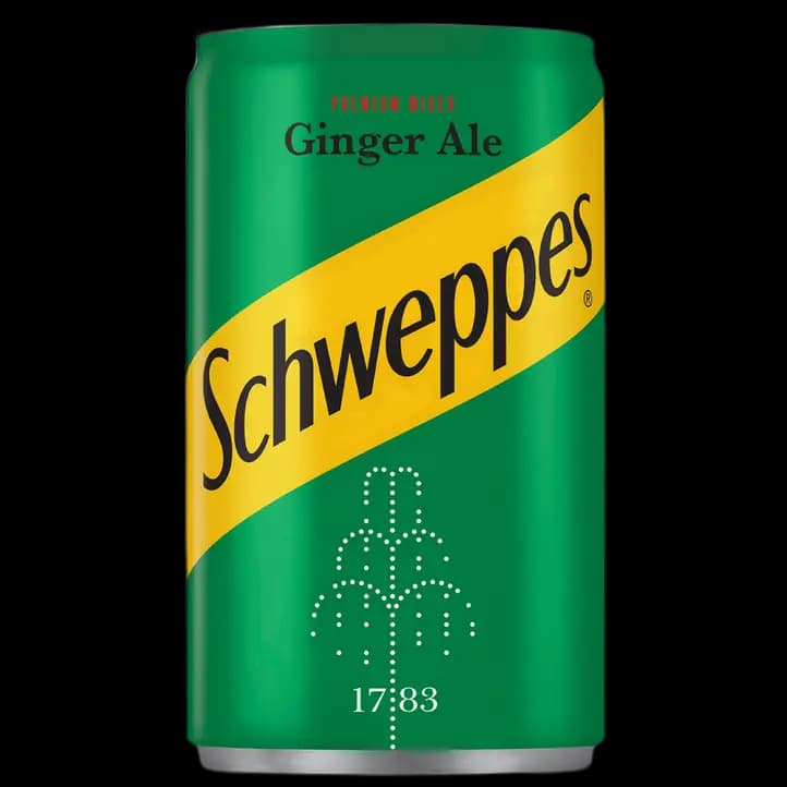 Schweppes Ginger Soda Can, 150ml