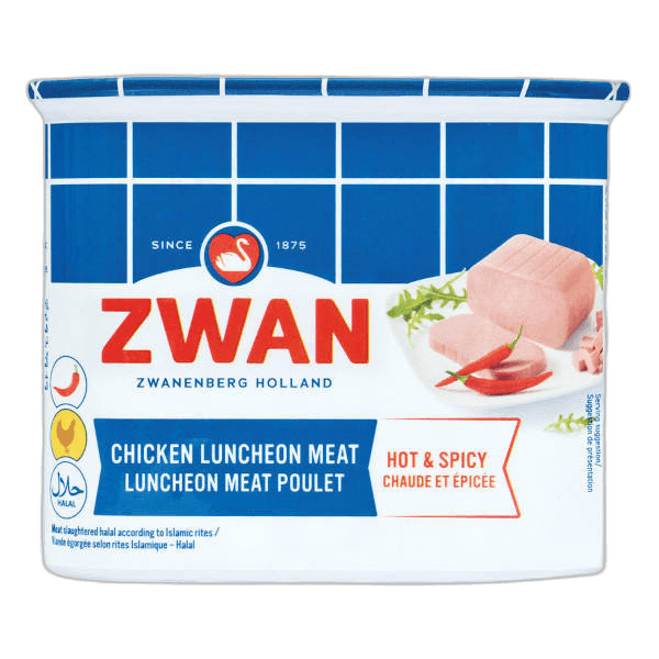 Zwan Hot and Spicy Chicken Luncheon Meat 340 g