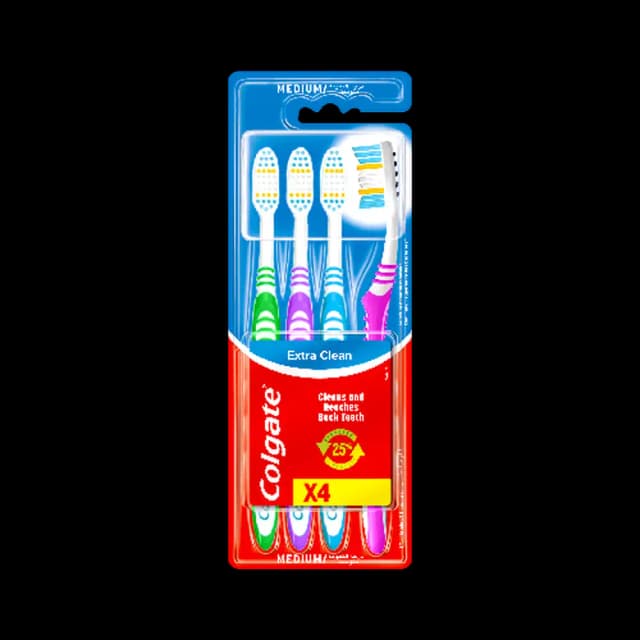 Colgate Extra Clean Tooth Brush 4 Pack