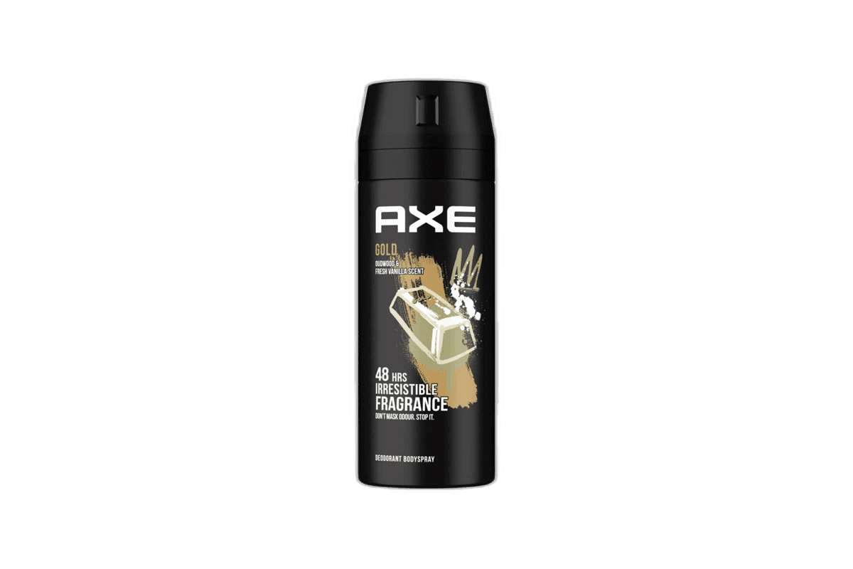 Axe Deodorant Aero Gold Oud Wood and Dark Vanilla 150 ml