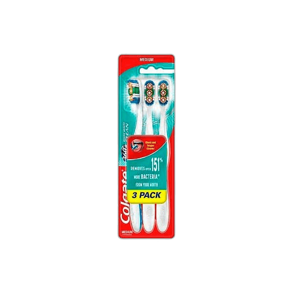 Colgate 360 Tooth Brush Medium 3 Pack