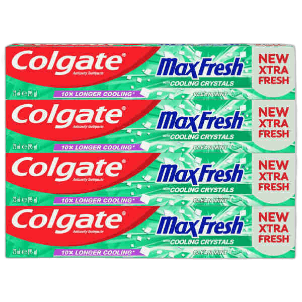 Colgate TP Max Fresh Assorted 4 x 75 ml