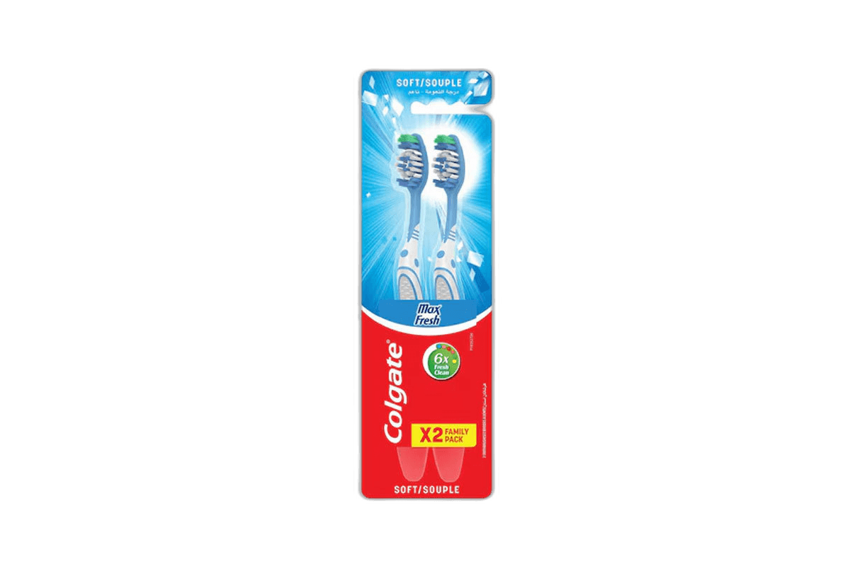 Colgate Max White Tooth Brush Med.2pack