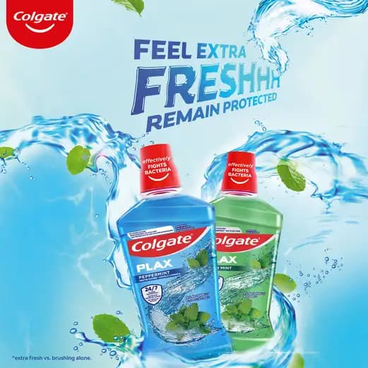 Colgate Plax Cool Mint M Wash 2 x, 500ml