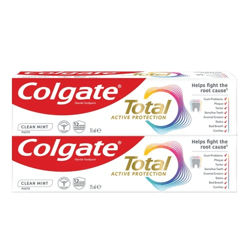 Colgate Clean Mint Toothpaste 2 x 75ml
