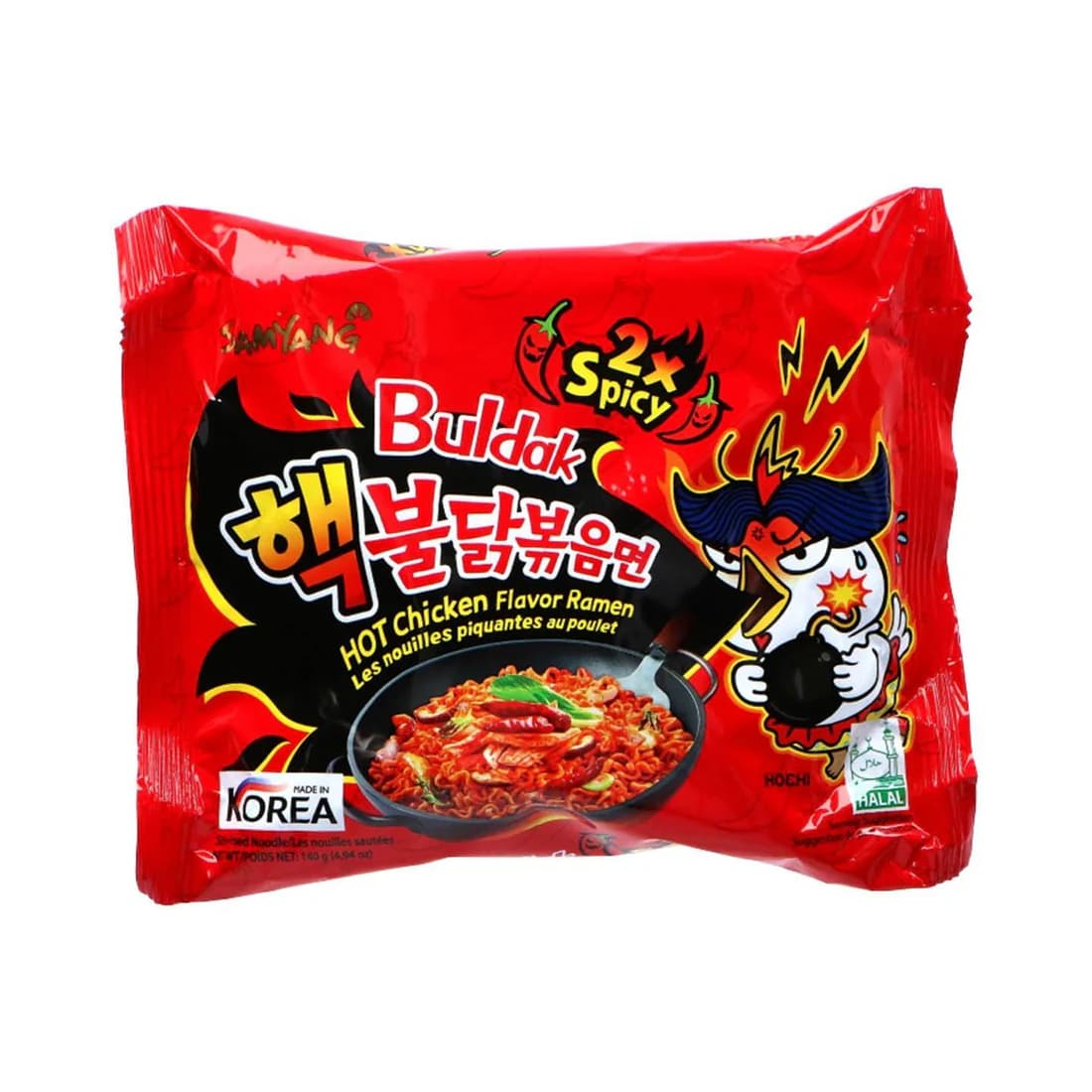 Samyang 2xspicy Hot Chicken Noodles, 140g