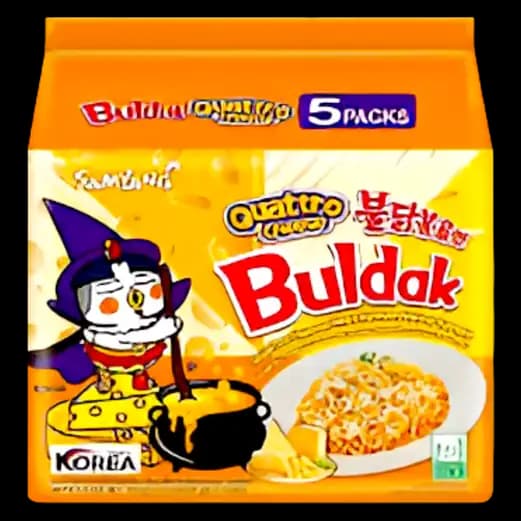 Hot Chicken Ramen Quattro Cheese 5 x, 145g