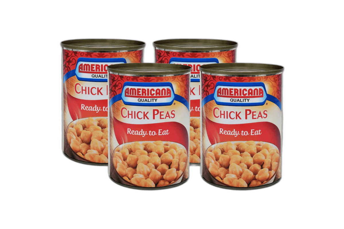 Americana Chick Peas 4 x 400 g