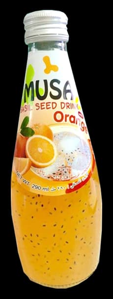 Musa Orange Basil Seed Drink 290 ml