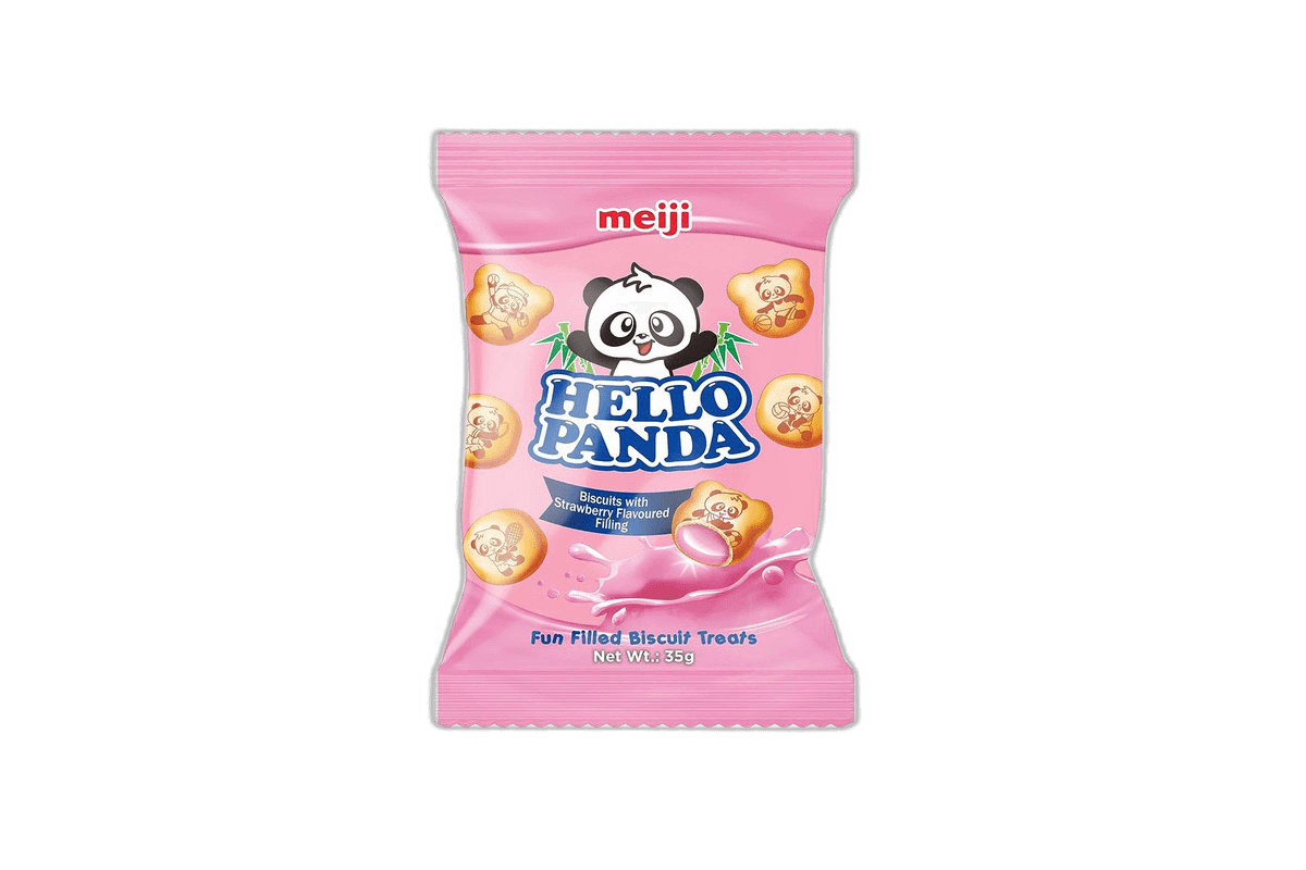 Meiji Hello Panda Sachet Strawbeery 35 g
