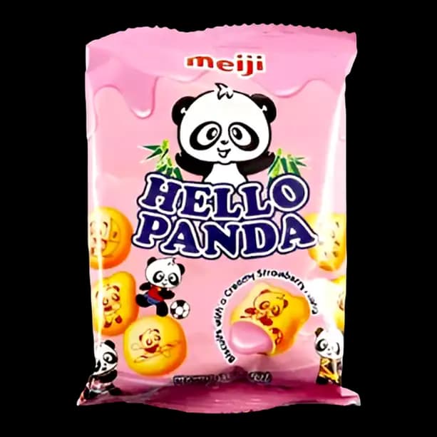 Meiji Hello Panda Sachet Strawbeery, 35g