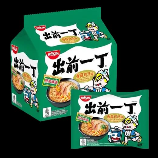 Nissin Demae Ramen Garlic Chicken Noodles 82 g x 5