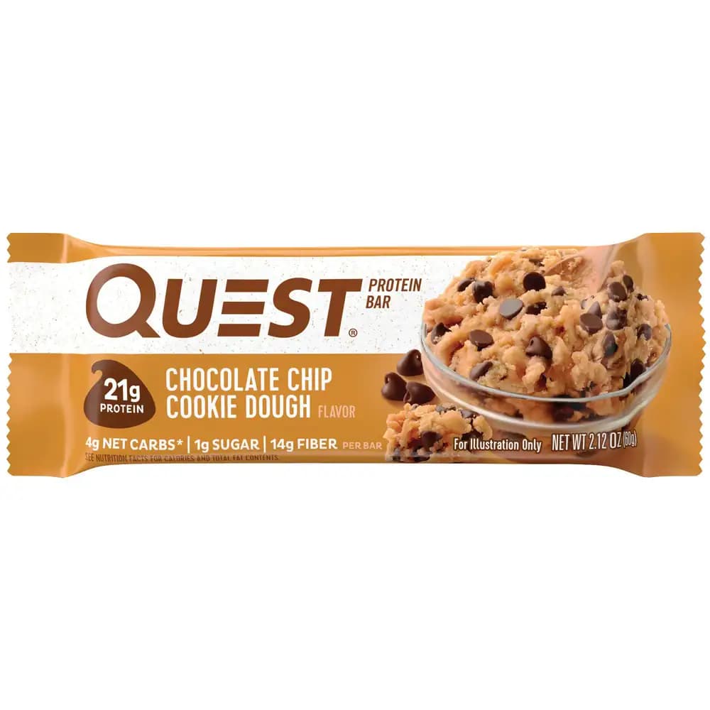 Quest Chocolate Chip Cookie Dough Protein Bar 60g