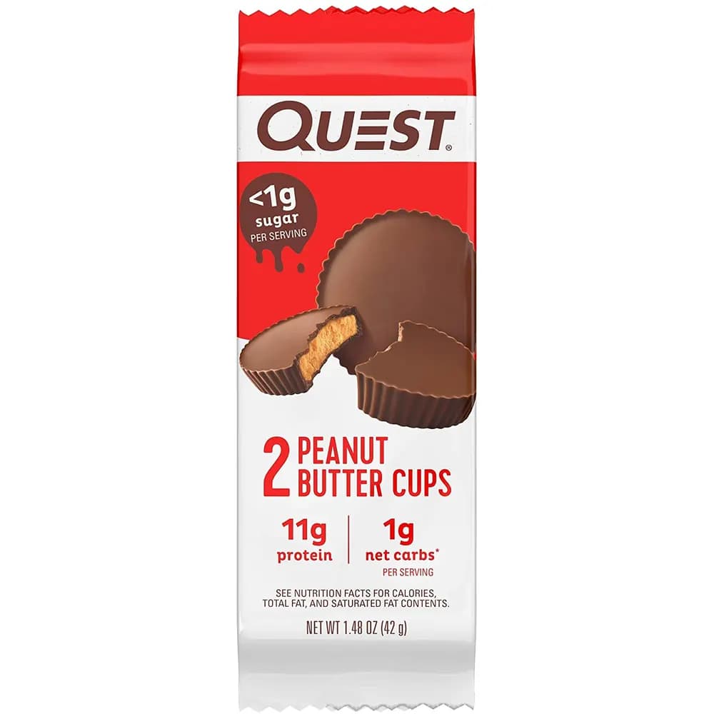 Quest Peanut Butter Protein Cups 42g (2 Cups)