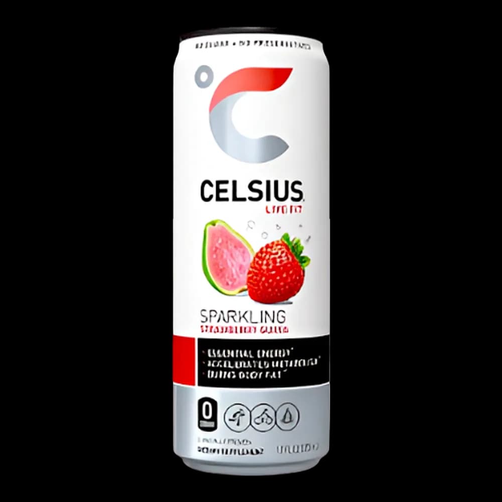Celsius Sparkling Strawberry Guava, 355ml