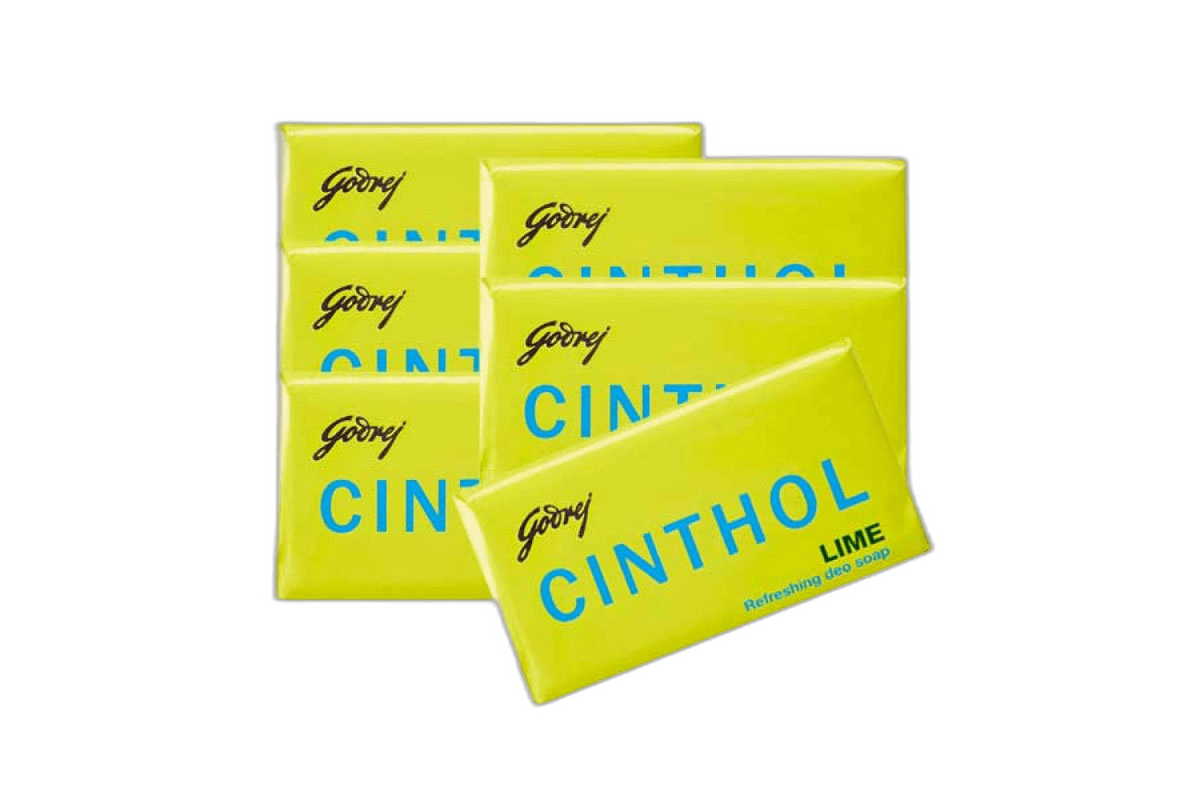 Godrej Cinthol Soap Lime 6 x 125 g